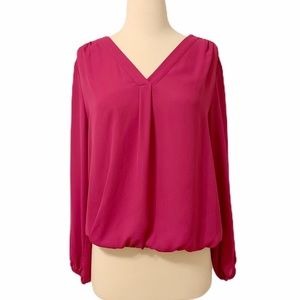 CHAUS NEW YORK Pink Blouse Size‎ Small